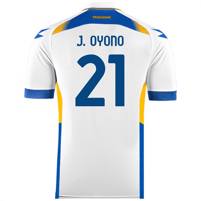 Kinderen Jérémy Oyono #21 Wit Uitshirt Uittenue 2024/25 T-Shirt