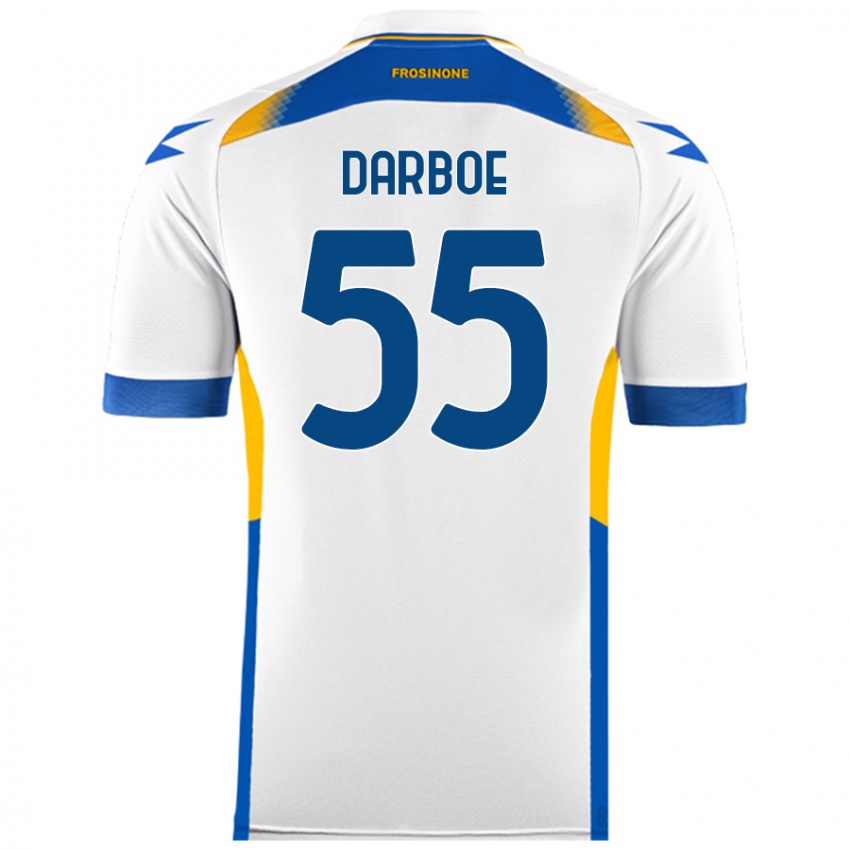 Kinderen Ebrima Darboe #55 Wit Uitshirt Uittenue 2024/25 T-Shirt