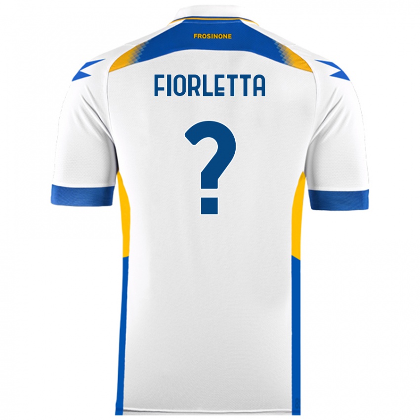 Kinderen Gianmarco Fiorletta #0 Wit Uitshirt Uittenue 2024/25 T-Shirt