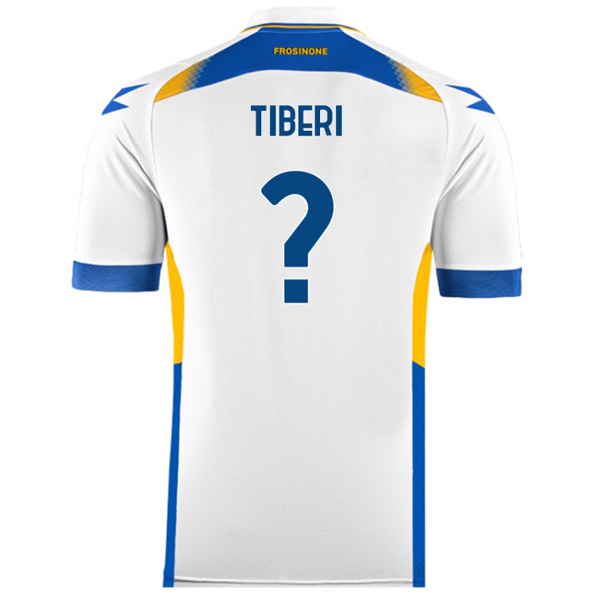 Kinderen Gianluca Tiberi #0 Wit Uitshirt Uittenue 2024/25 T-Shirt