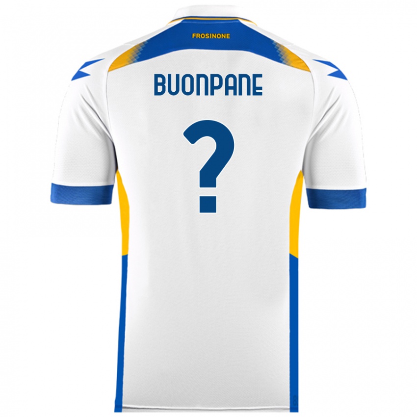 Kinderen Davide Buonpane #0 Wit Uitshirt Uittenue 2024/25 T-Shirt