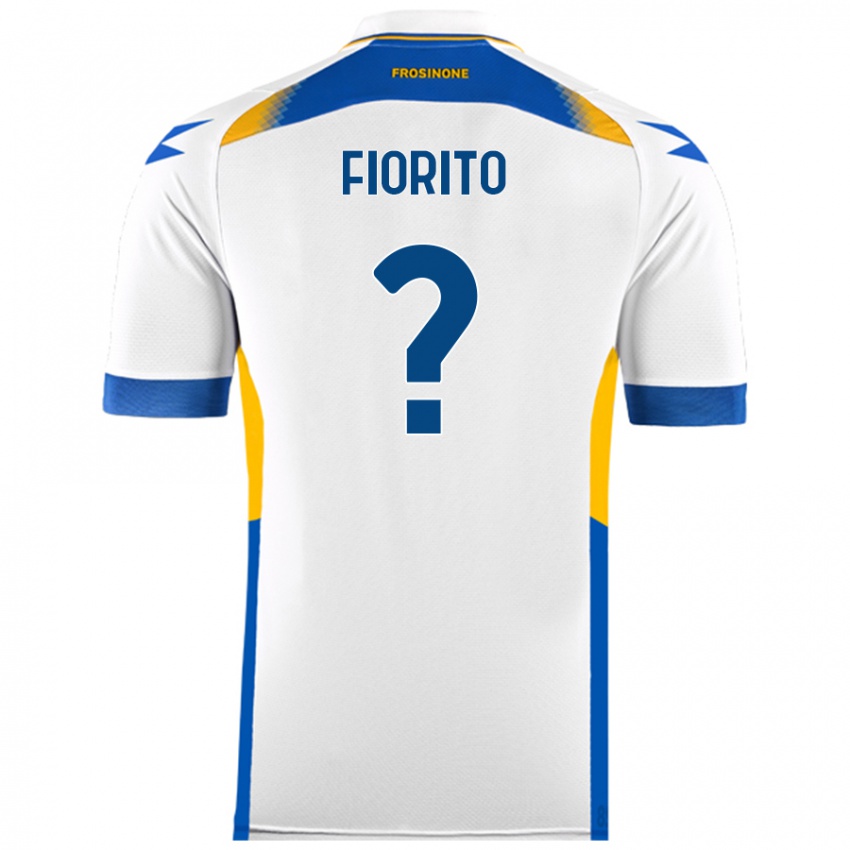 Kinderen Loris Fiorito #0 Wit Uitshirt Uittenue 2024/25 T-Shirt