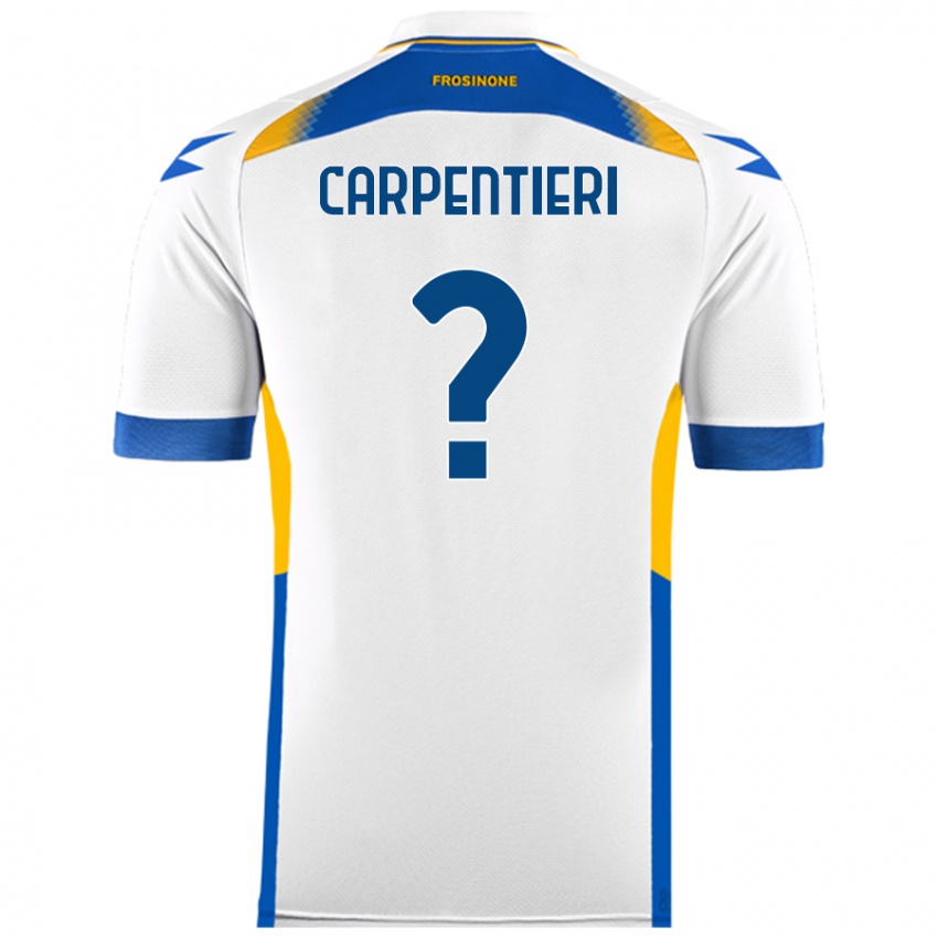 Kinderen Christian Carpentieri #0 Wit Uitshirt Uittenue 2024/25 T-Shirt