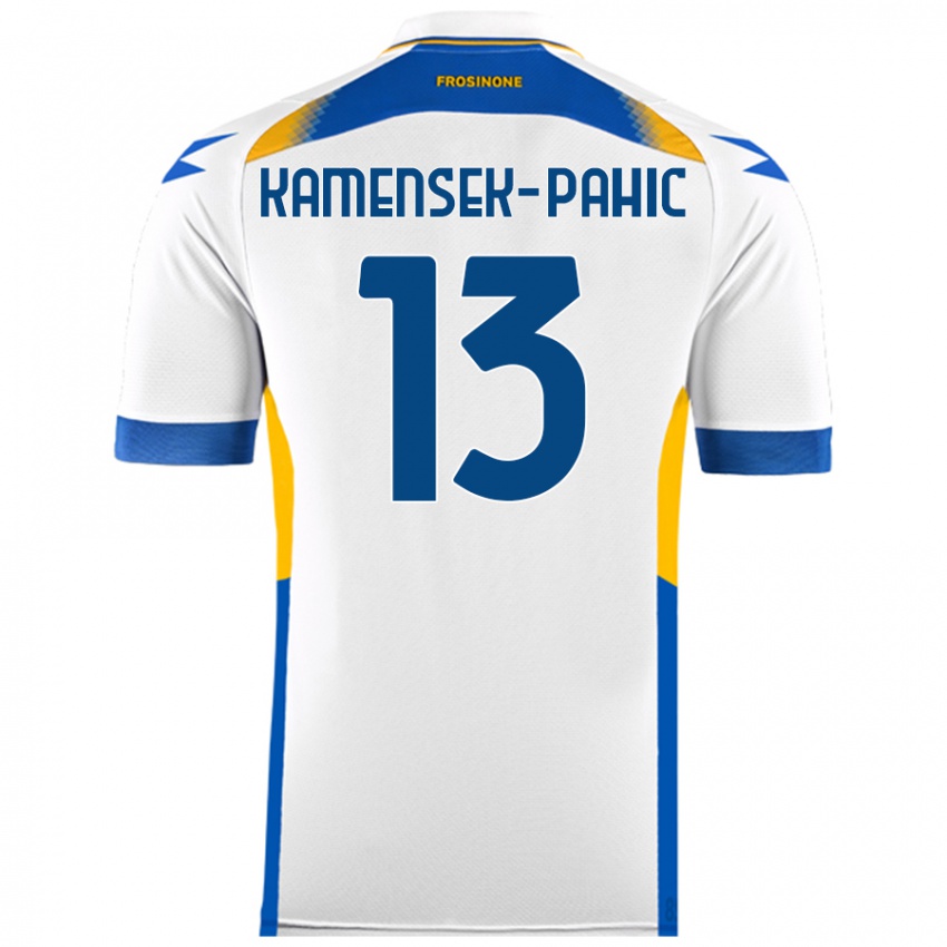 Kinderen Matjaz Kamensek-Pahic #13 Wit Uitshirt Uittenue 2024/25 T-Shirt