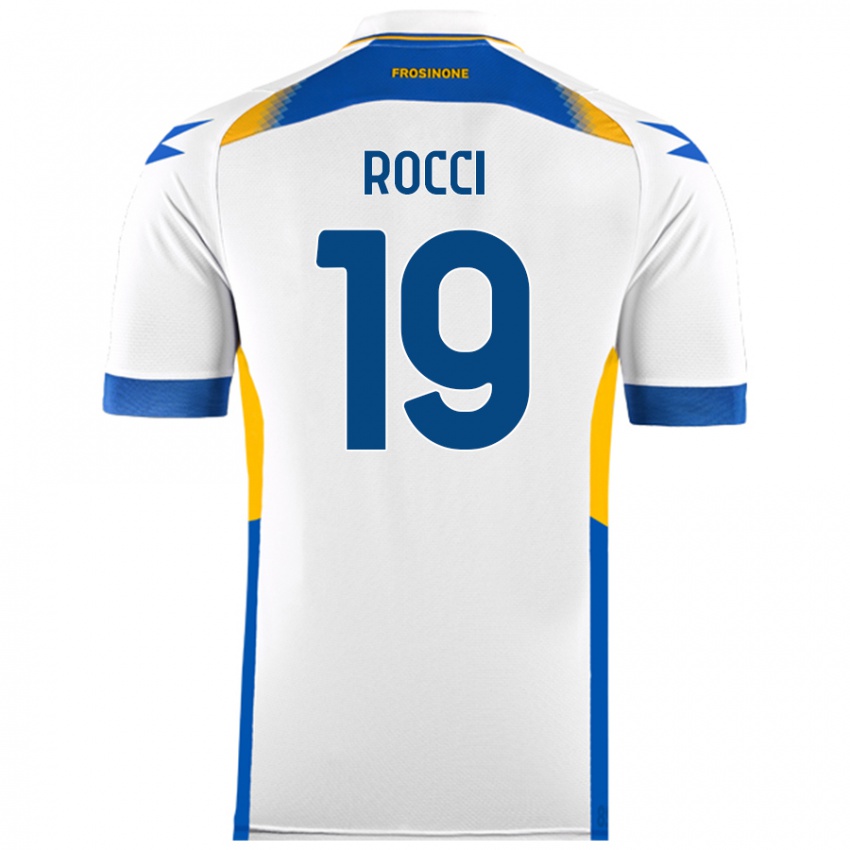 Kinderen Valerio Rocci #19 Wit Uitshirt Uittenue 2024/25 T-Shirt