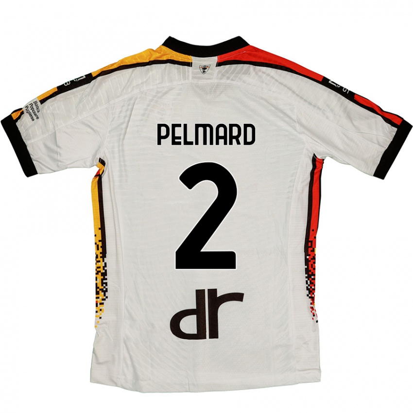 Kinderen Andy Pelmard #2 Wit Zwart Uitshirt Uittenue 2024/25 T-Shirt