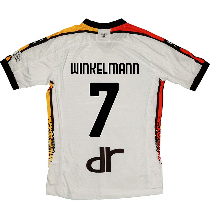 Kinderen Till Winkelmann #7 Wit Zwart Uitshirt Uittenue 2024/25 T-Shirt