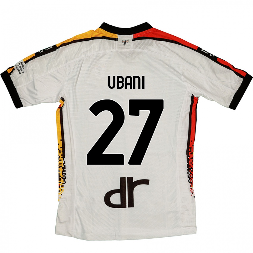 Kinderen Marlon Ubani #27 Wit Zwart Uitshirt Uittenue 2024/25 T-Shirt