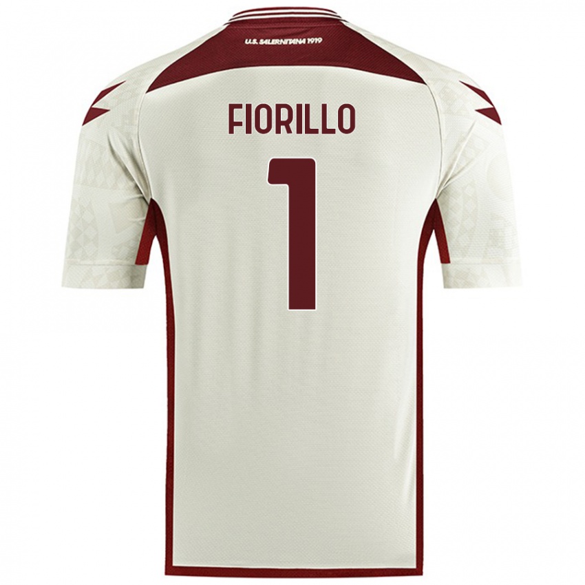 Kinderen Vincenzo Fiorillo #1 Crèmekleur Uitshirt Uittenue 2024/25 T-Shirt