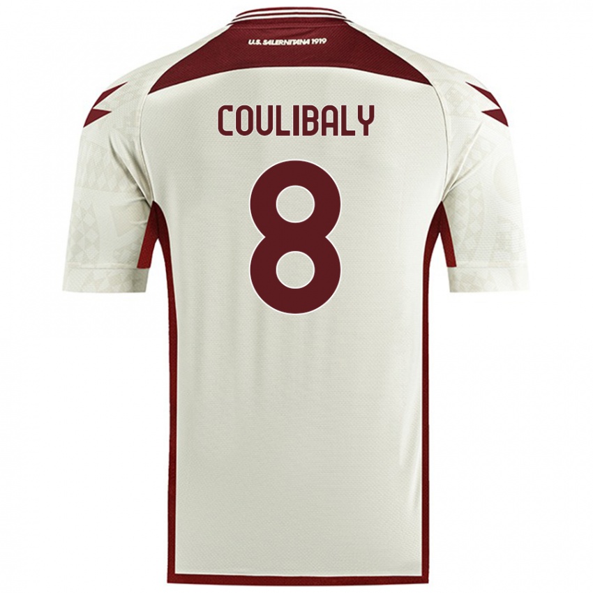 Kinderen Mamadou Coulibaly #8 Crèmekleur Uitshirt Uittenue 2024/25 T-Shirt