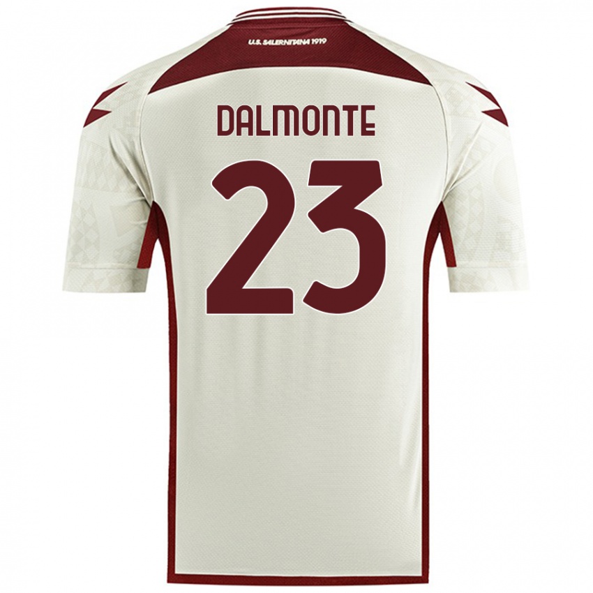 Kinderen Nicola Dalmonte #23 Crèmekleur Uitshirt Uittenue 2024/25 T-Shirt