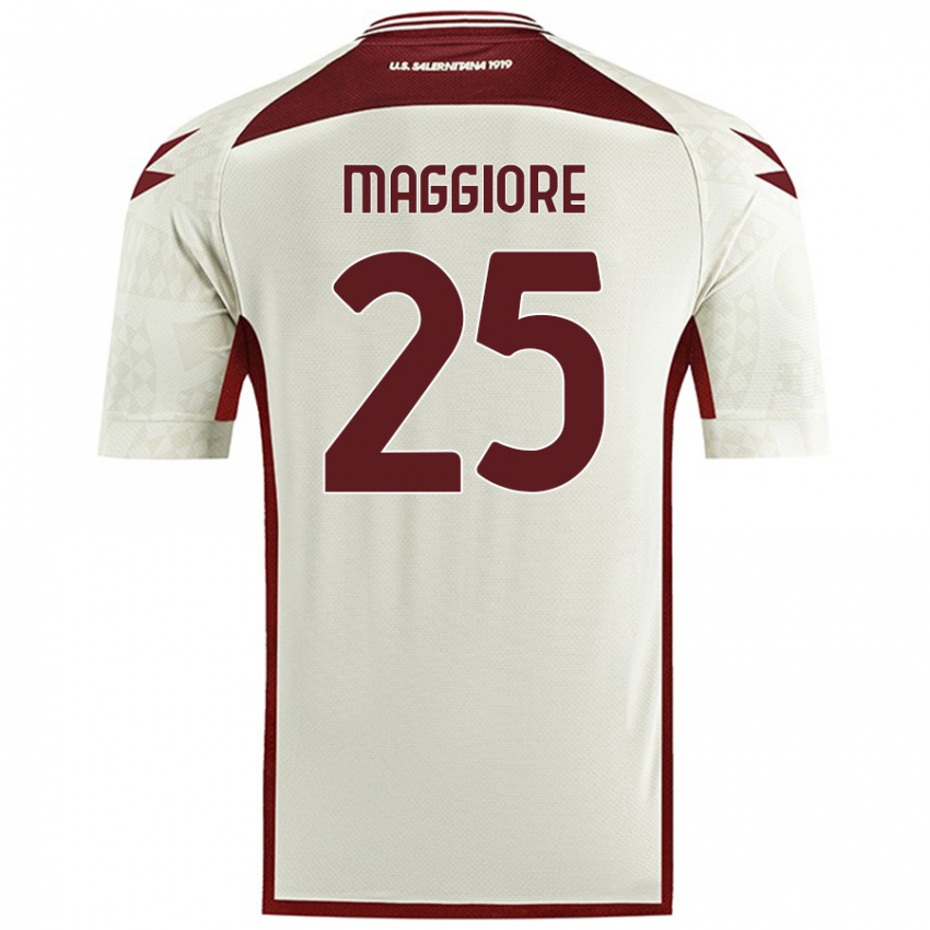 Kinderen Giulio Maggiore #25 Crèmekleur Uitshirt Uittenue 2024/25 T-Shirt