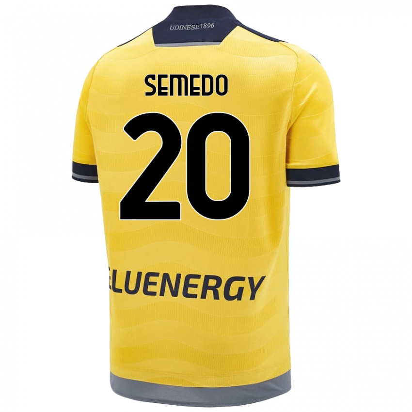 Kinderen Vivaldo Semedo #20 Goud Uitshirt Uittenue 2024/25 T-Shirt