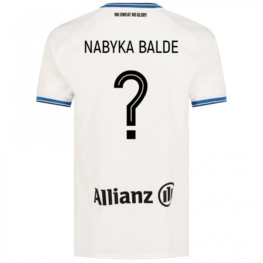 Kinderen Mamadou Nabyka Balde #0 Wit Uitshirt Uittenue 2024/25 T-Shirt