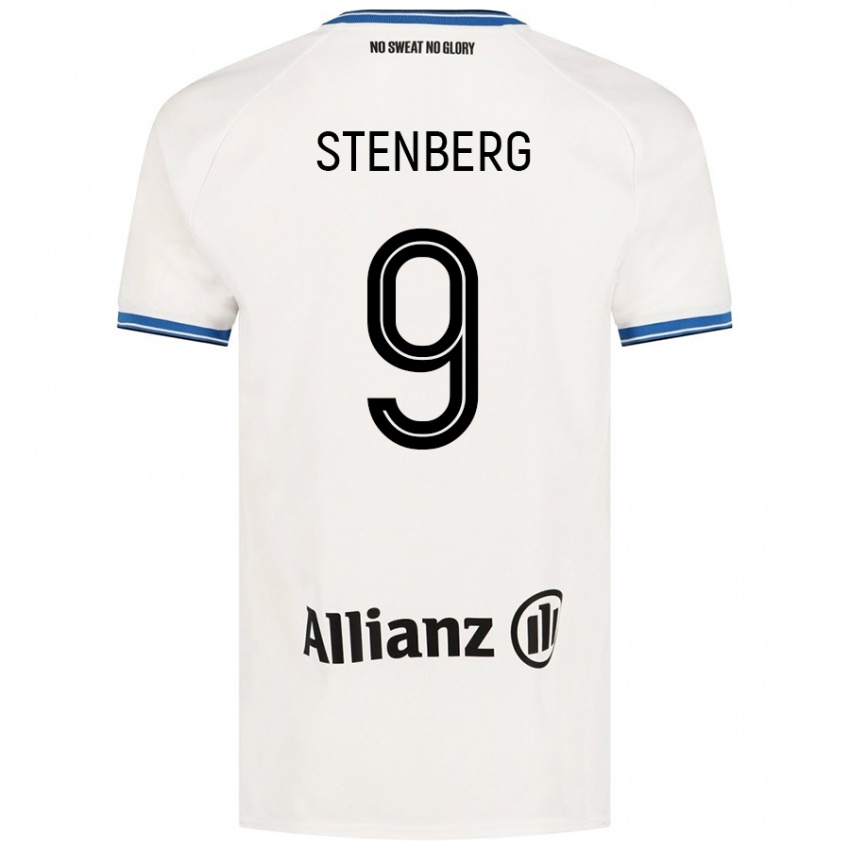 Kinderen Hanna Stenberg #9 Wit Uitshirt Uittenue 2024/25 T-Shirt