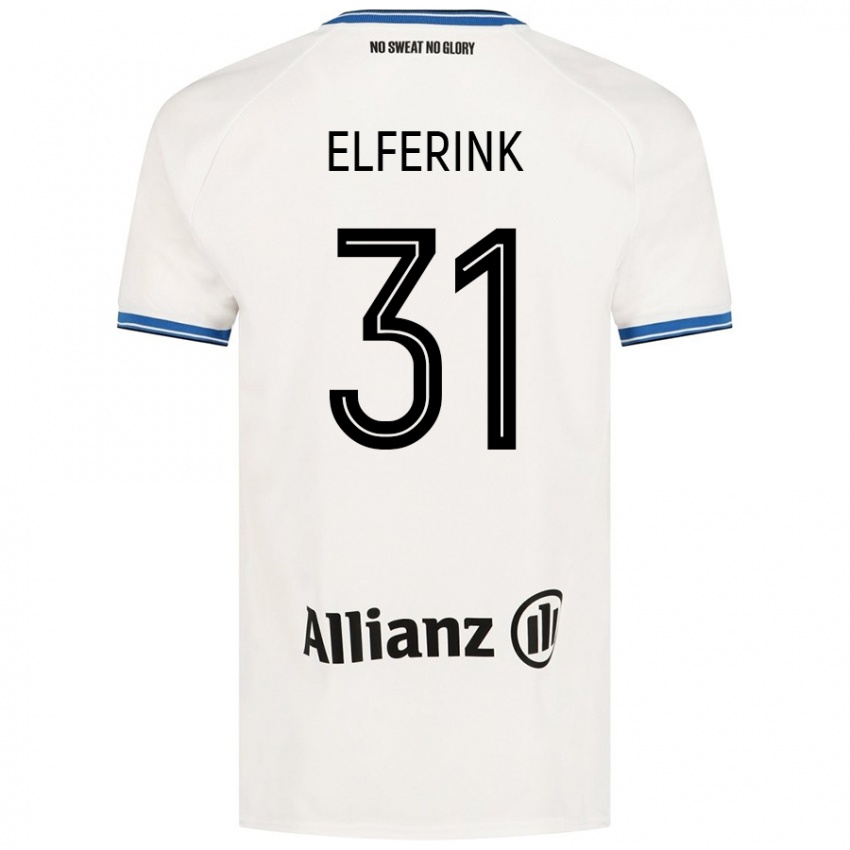 Kinderen Marie Elferink #31 Wit Uitshirt Uittenue 2024/25 T-Shirt