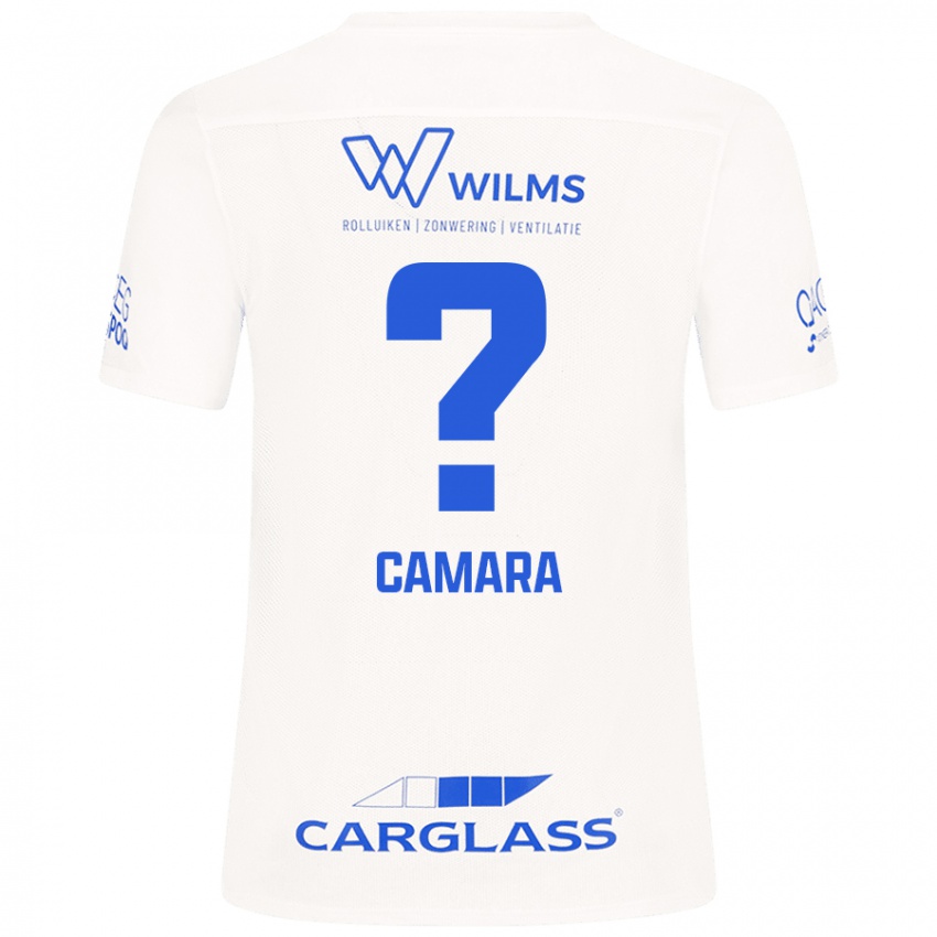 Kinderen Ali Camara #0 Wit Uitshirt Uittenue 2024/25 T-Shirt