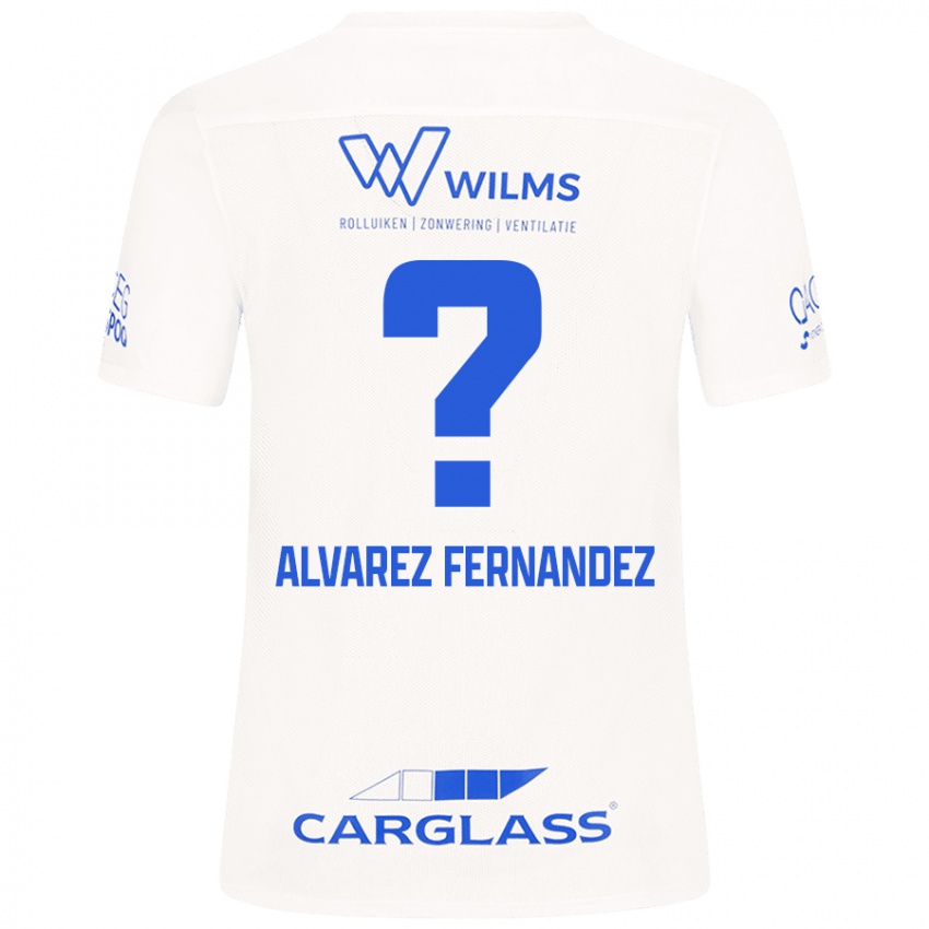 Kinderen Loïc Alvarez Fernandez #0 Wit Uitshirt Uittenue 2024/25 T-Shirt