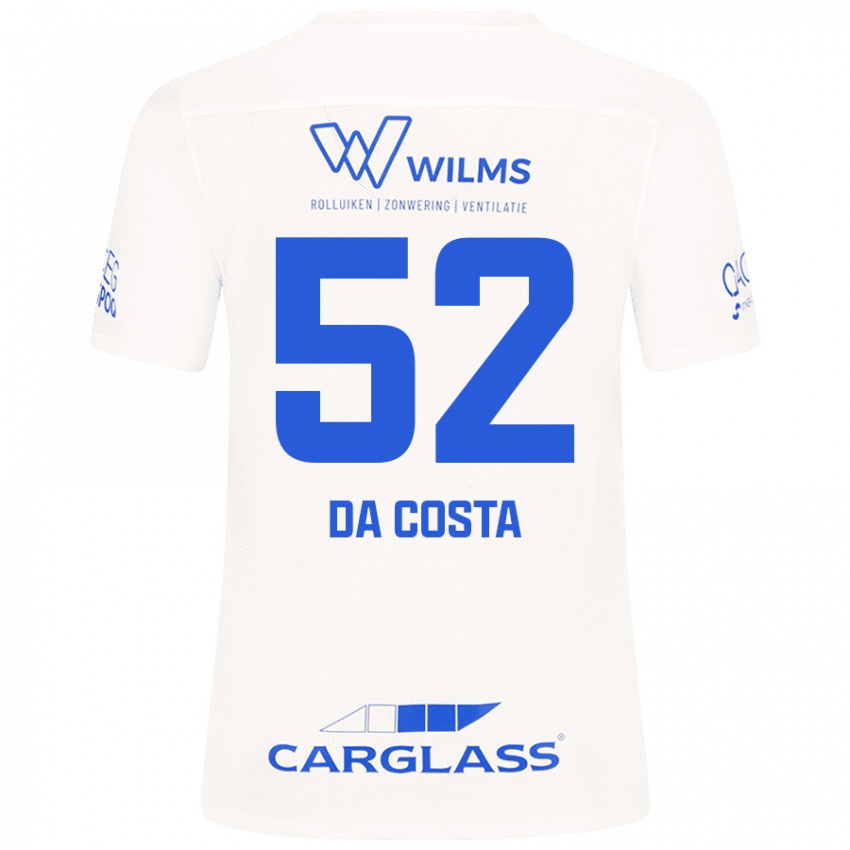 Kinderen Wilson Da Costa #52 Wit Uitshirt Uittenue 2024/25 T-Shirt