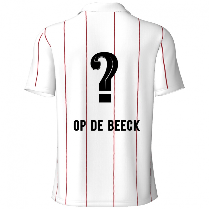 Kinderen Gregg Op De Beeck #0 Wit Zwart Uitshirt Uittenue 2024/25 T-Shirt