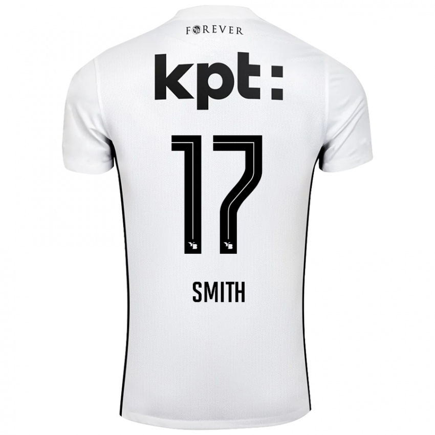 Kinderen Rhodri Smith #17 Wit Zwart Uitshirt Uittenue 2024/25 T-Shirt