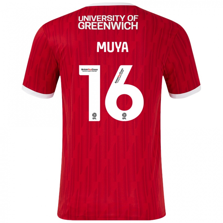 Heren Karin Muya #16 Rood Wit Thuisshirt Thuistenue 2024/25 T-Shirt