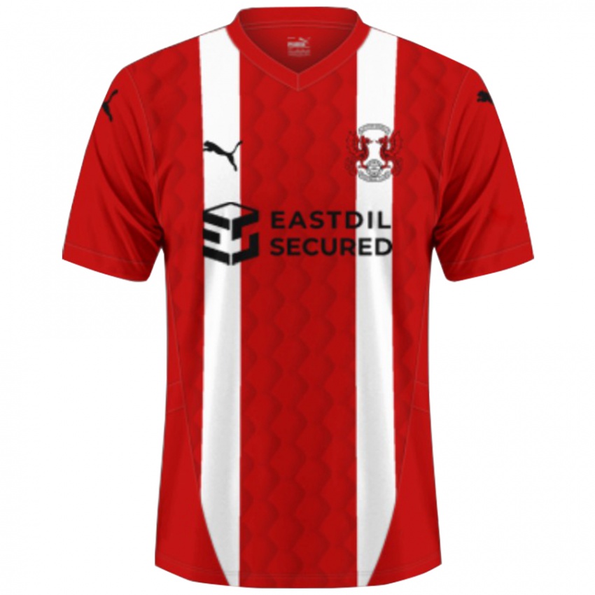 Heren Ethan Galbraith #22 Rood Thuisshirt Thuistenue 2024/25 T-Shirt