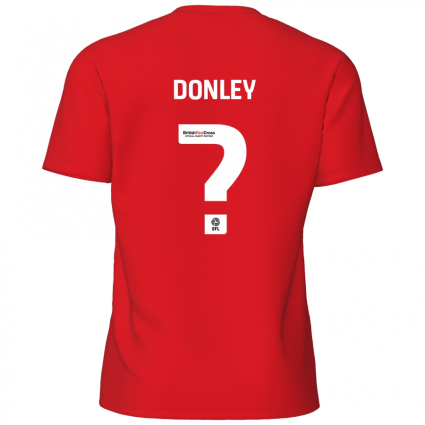 Heren Jamie Donley #0 Rood Thuisshirt Thuistenue 2024/25 T-Shirt