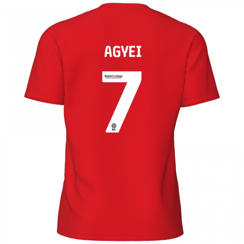 Heren Dan Agyei #7 Rood Thuisshirt Thuistenue 2024/25 T-Shirt