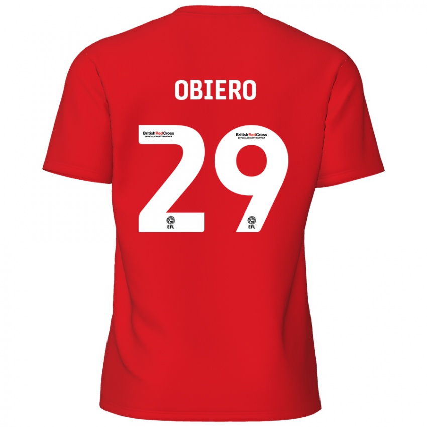 Heren Zech Obiero #29 Rood Thuisshirt Thuistenue 2024/25 T-Shirt