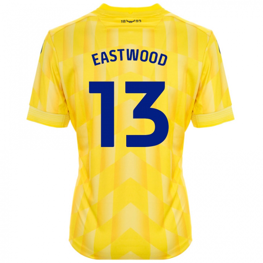 Heren Simon Eastwood #13 Geel Thuisshirt Thuistenue 2024/25 T-Shirt