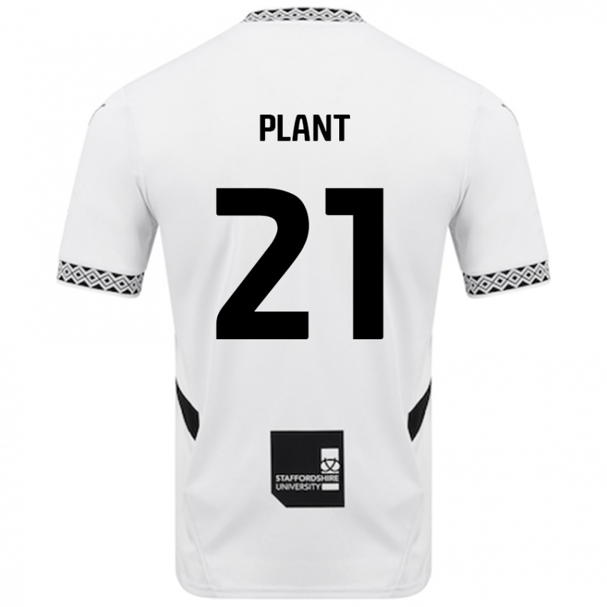 Heren James Plant #21 Wit Thuisshirt Thuistenue 2024/25 T-Shirt