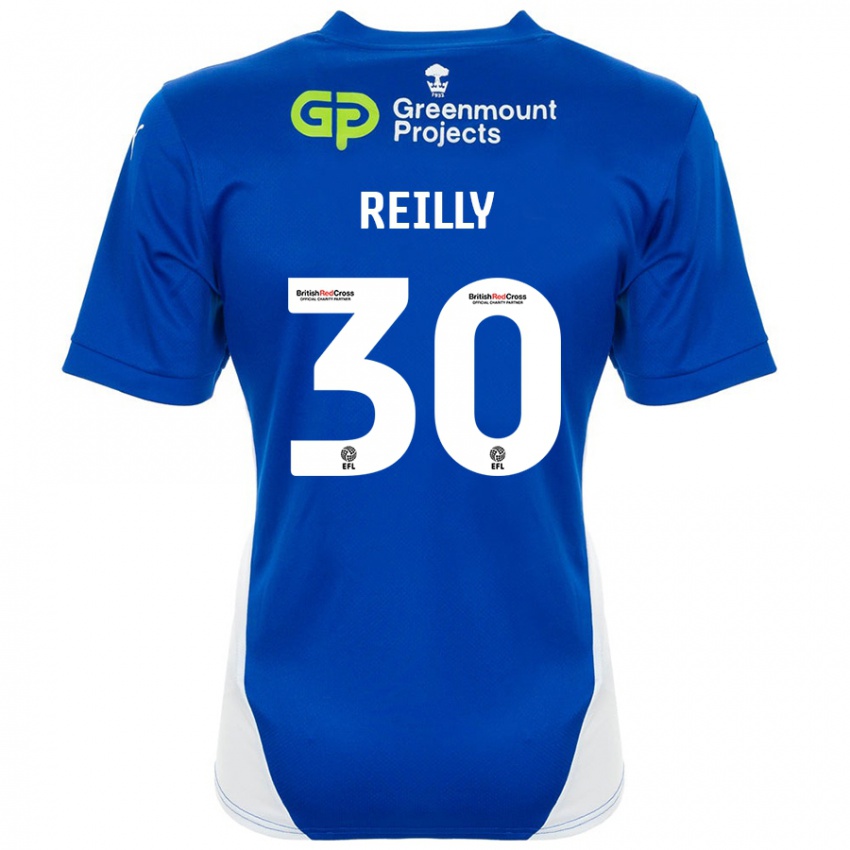 Heren Jack Reilly #30 Blauw Wit Thuisshirt Thuistenue 2024/25 T-Shirt