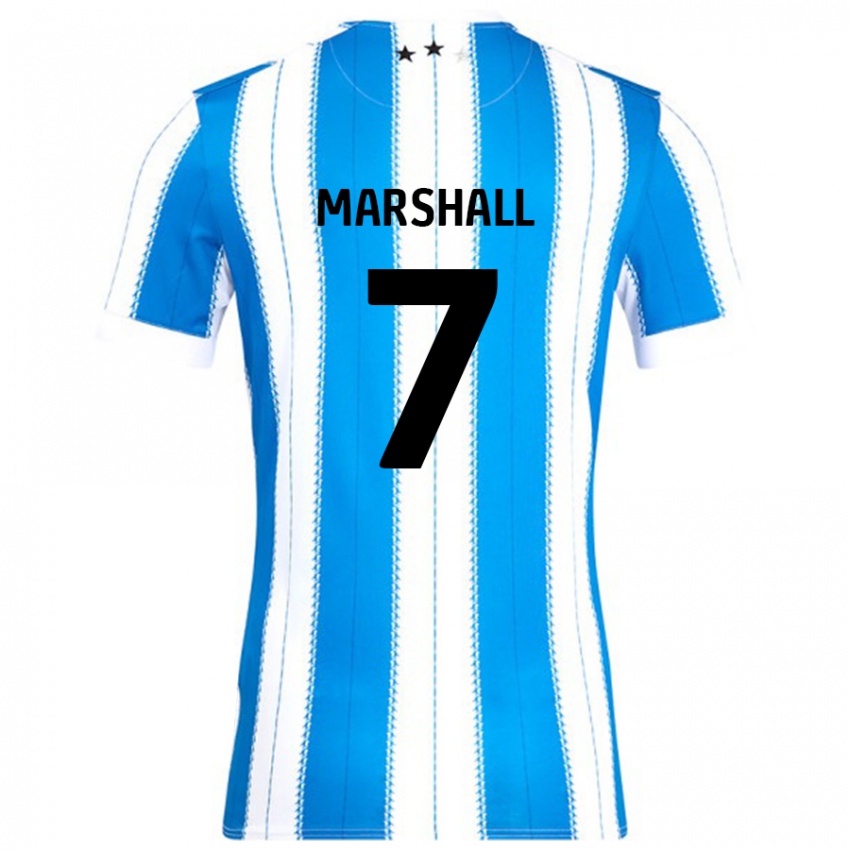 Heren Callum Marshall #7 Blauw Wit Thuisshirt Thuistenue 2024/25 T-Shirt