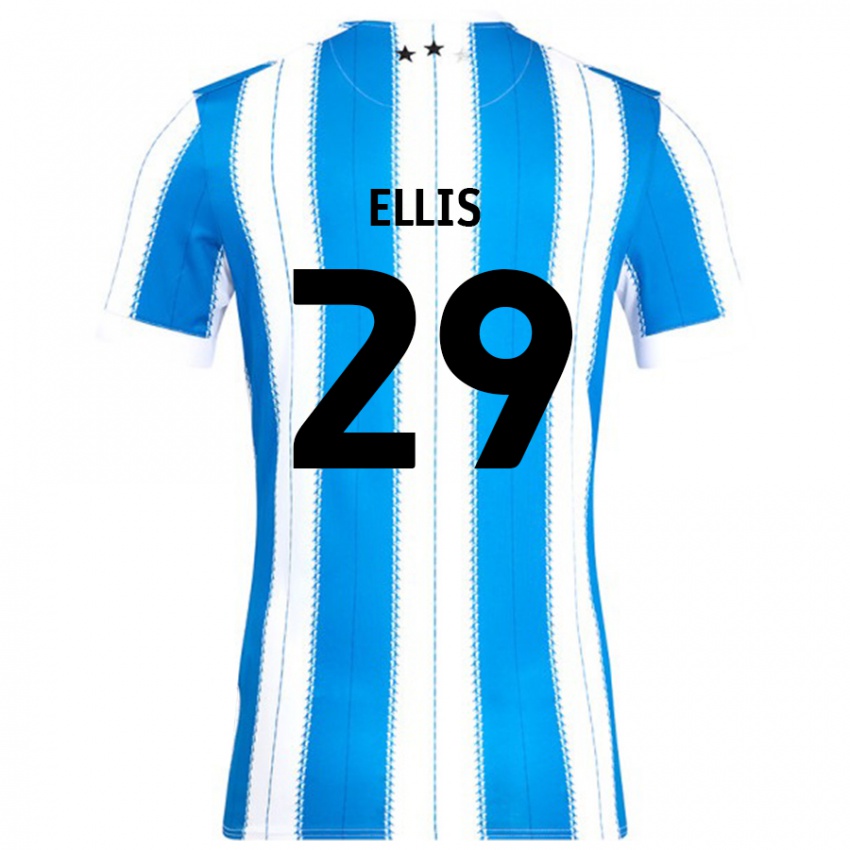 Heren Molly Ellis #29 Blauw Wit Thuisshirt Thuistenue 2024/25 T-Shirt