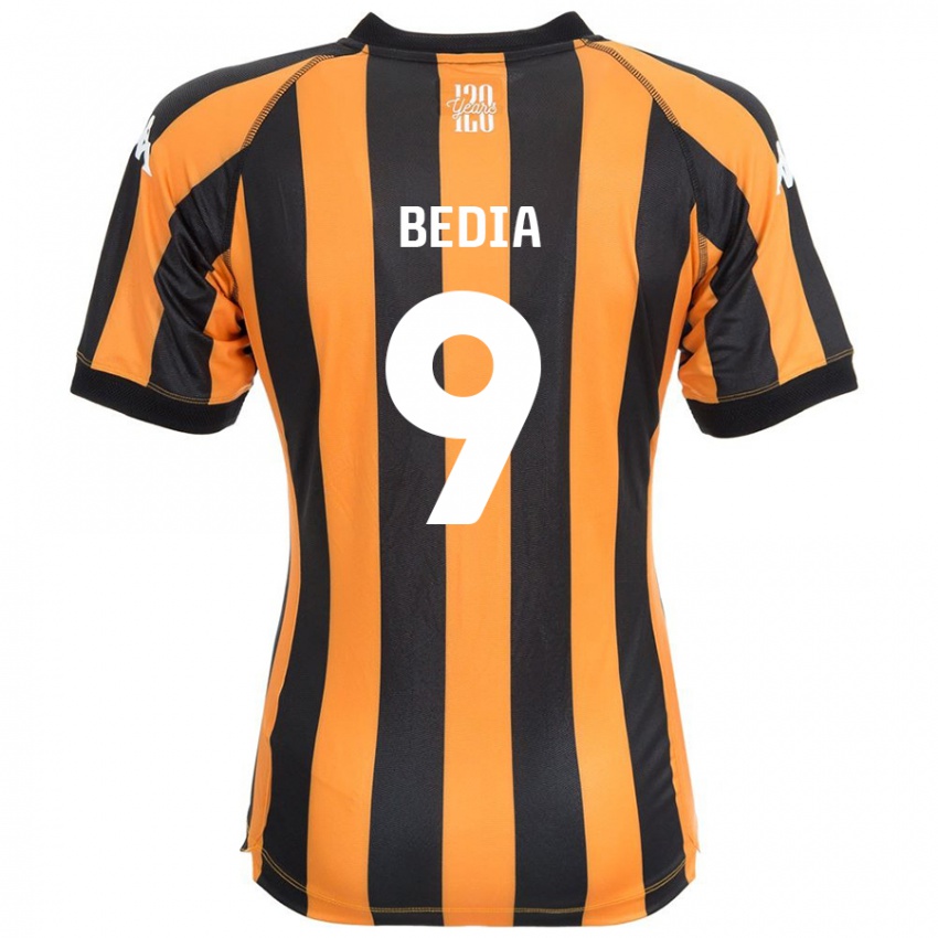 Heren Chris Bedia #9 Zwart Amber Thuisshirt Thuistenue 2024/25 T-Shirt