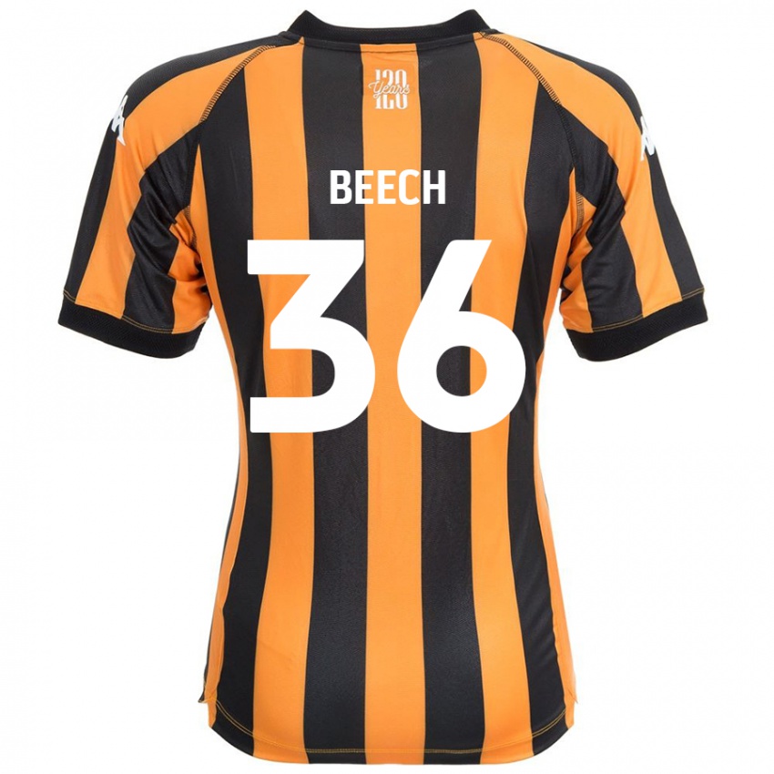 Heren Amy Beech #36 Zwart Amber Thuisshirt Thuistenue 2024/25 T-Shirt