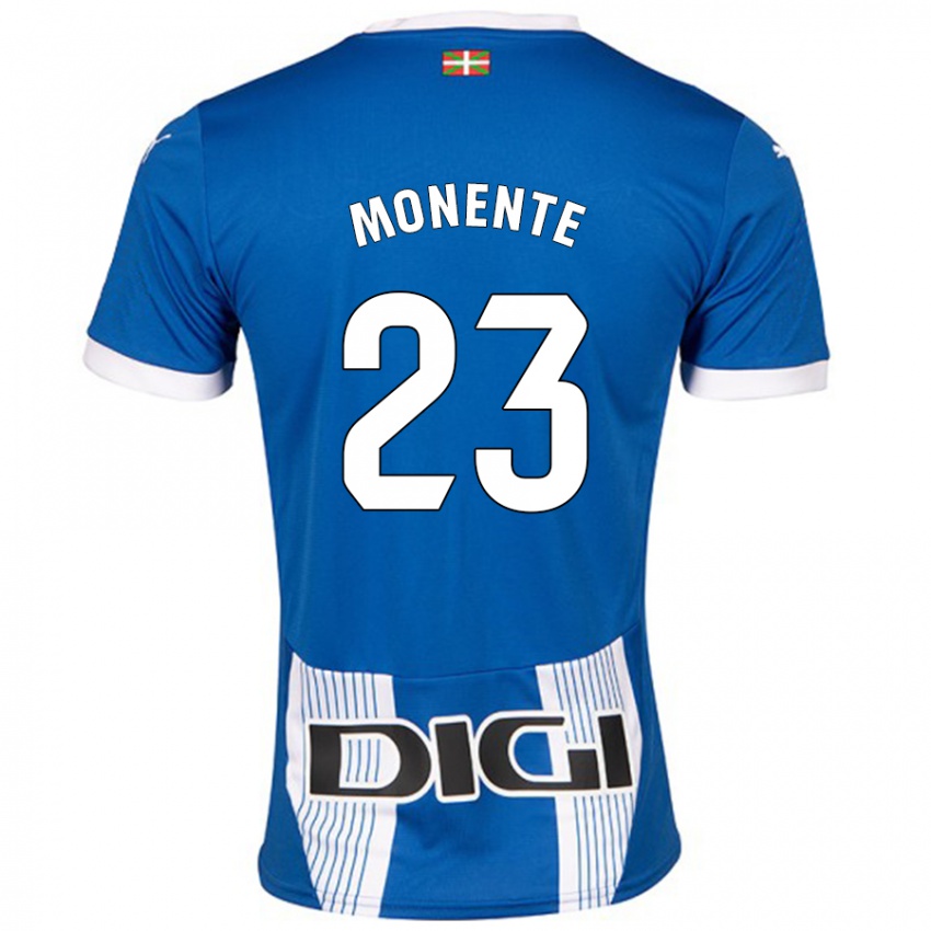 Heren Leyre Monente #23 Blauw Thuisshirt Thuistenue 2024/25 T-Shirt