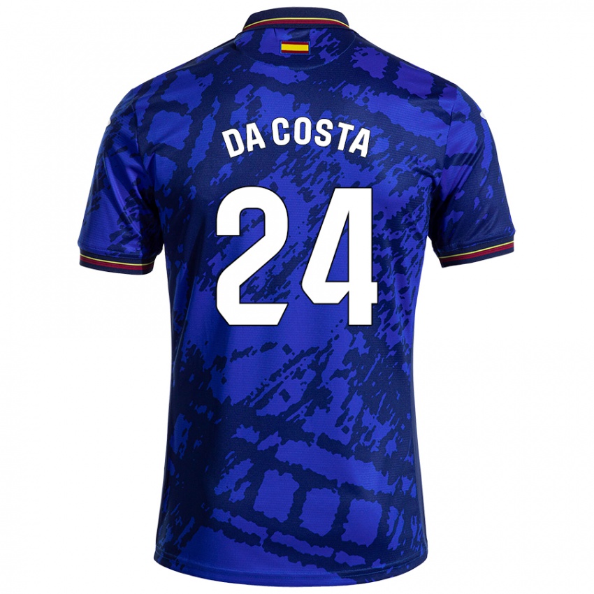 Heren Coba Da Costa #24 Donkerder Blauw Thuisshirt Thuistenue 2024/25 T-Shirt