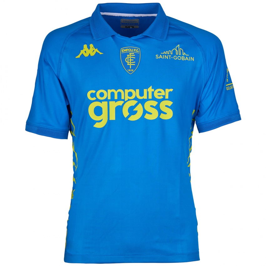 Heren Alberto Grassi #5 Blauw Thuisshirt Thuistenue 2024/25 T-Shirt