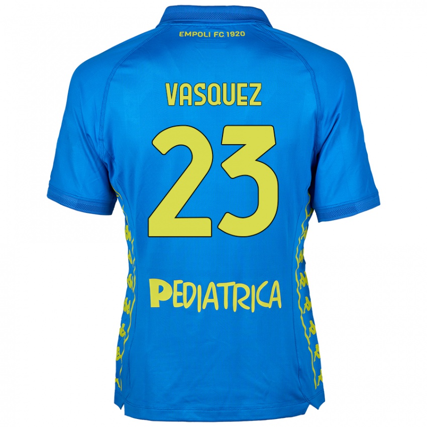 Heren Devis Vásquez #23 Blauw Thuisshirt Thuistenue 2024/25 T-Shirt