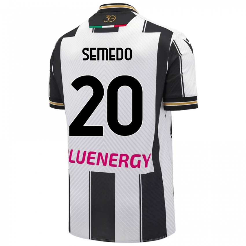 Heren Vivaldo Semedo #20 Wit Zwart Thuisshirt Thuistenue 2024/25 T-Shirt