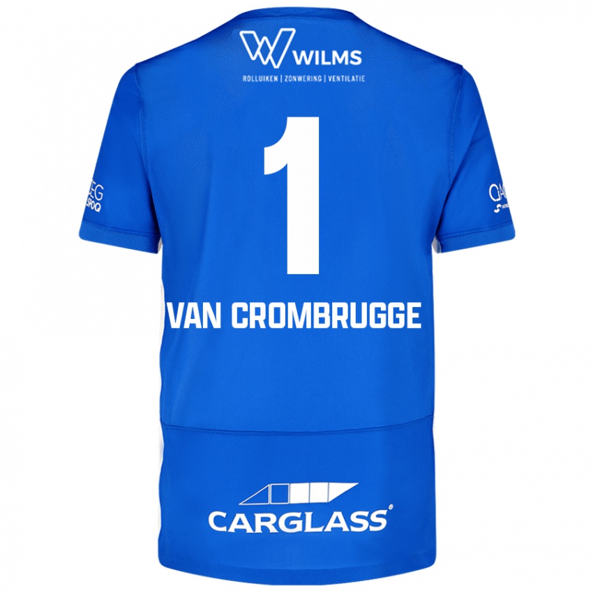 Heren Hendrik Van Crombrugge #1 Blauw Thuisshirt Thuistenue 2024/25 T-Shirt