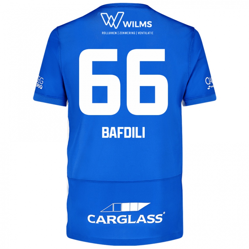 Heren Zaïd Bafdili #66 Blauw Thuisshirt Thuistenue 2024/25 T-Shirt