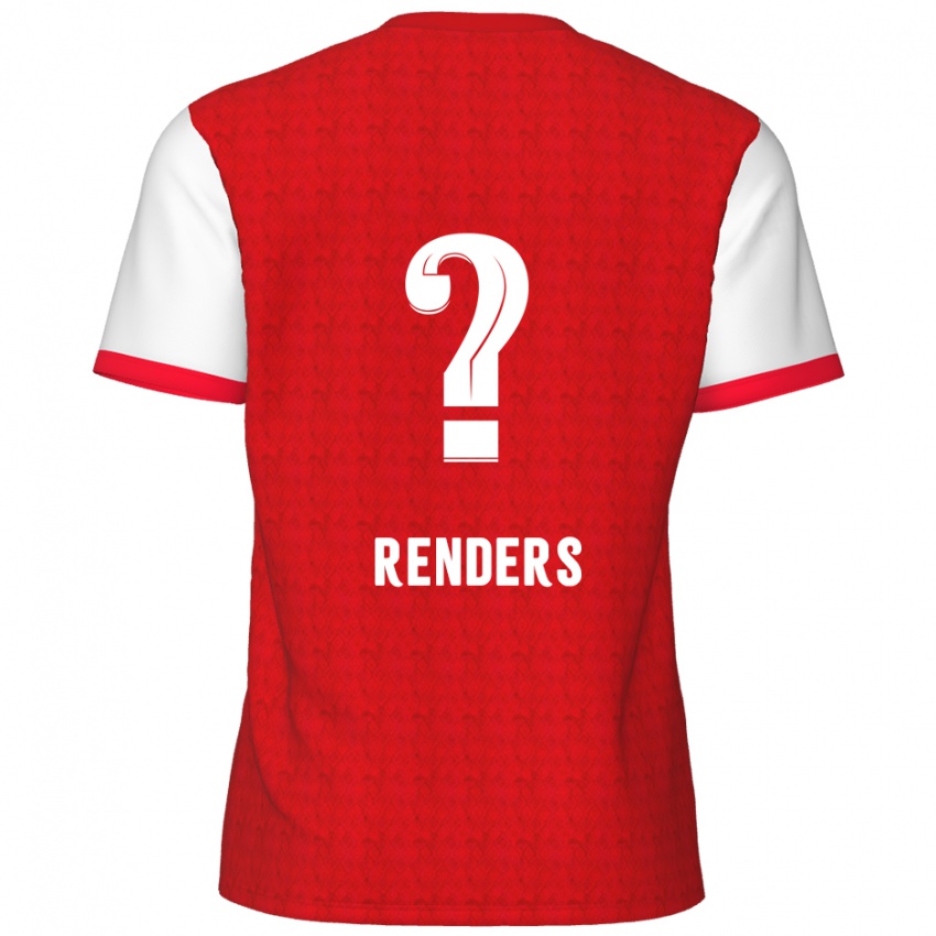 Heren Semm Renders #0 Rood Wit Thuisshirt Thuistenue 2024/25 T-Shirt