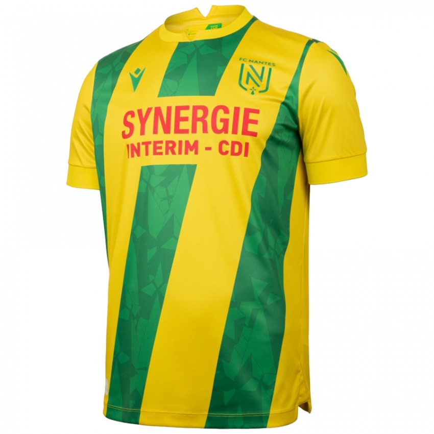 Heren Sekou Doucoure #0 Geel Groen Thuisshirt Thuistenue 2024/25 T-Shirt