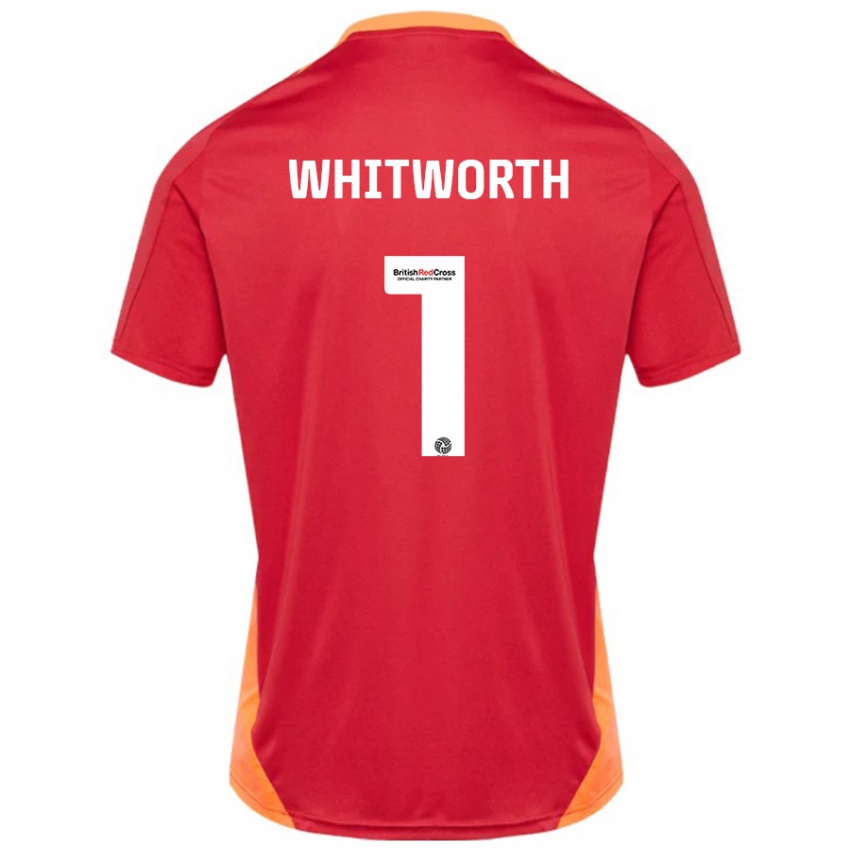 Heren Joe Whitworth #1 Blauw Gebroken Wit Uitshirt Uittenue 2024/25 T-Shirt