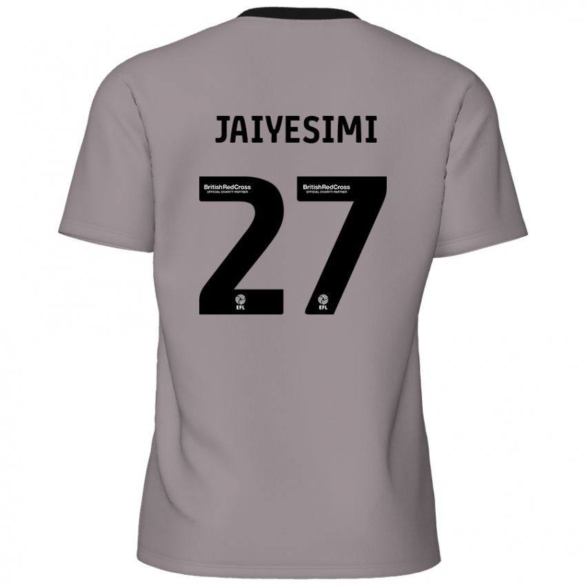 Heren Diallang Jaiyesimi #27 Grijs Uitshirt Uittenue 2024/25 T-Shirt