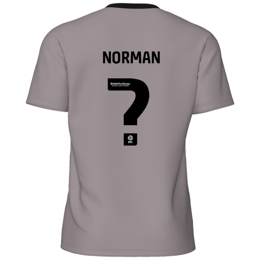 Heren Freddie Norman #0 Grijs Uitshirt Uittenue 2024/25 T-Shirt