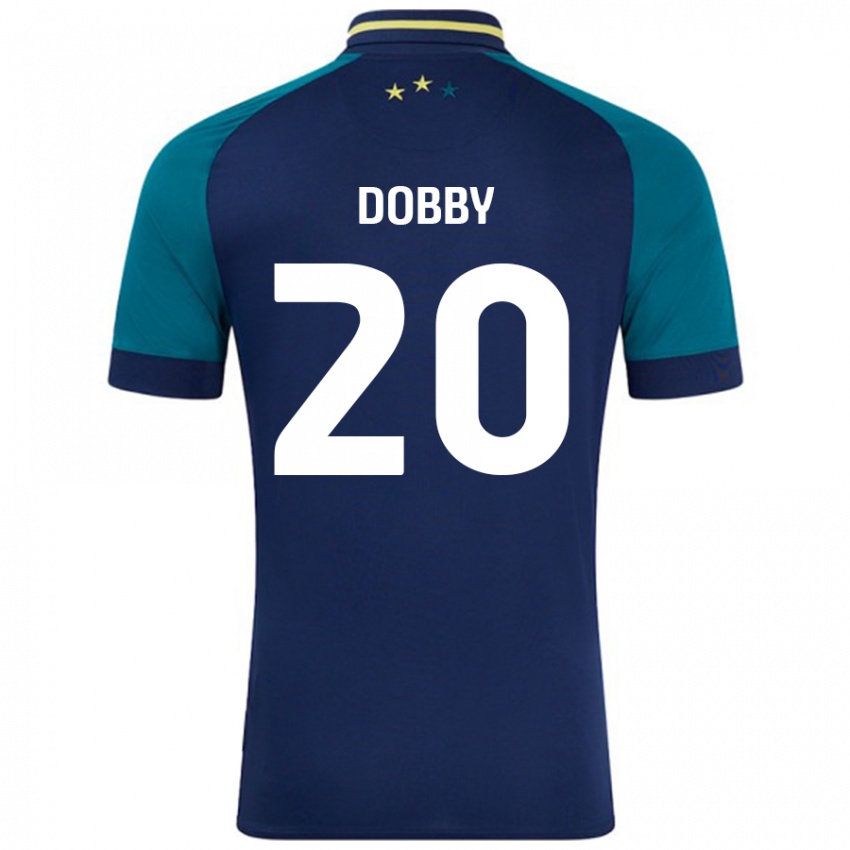 Heren Sarah Dobby #20 Marineblauw Donkergroen Uitshirt Uittenue 2024/25 T-Shirt